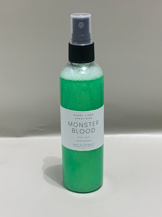 Green Blood shimmering body mist