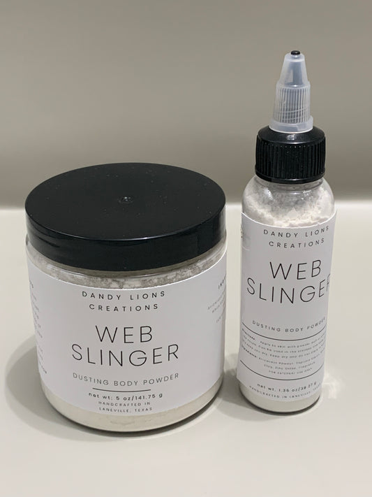 Web dusting powder