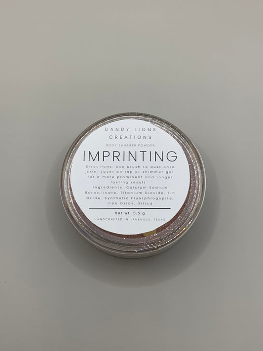 Imprinting loose body shimmer