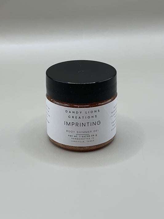 Imprinting body shimmer gel
