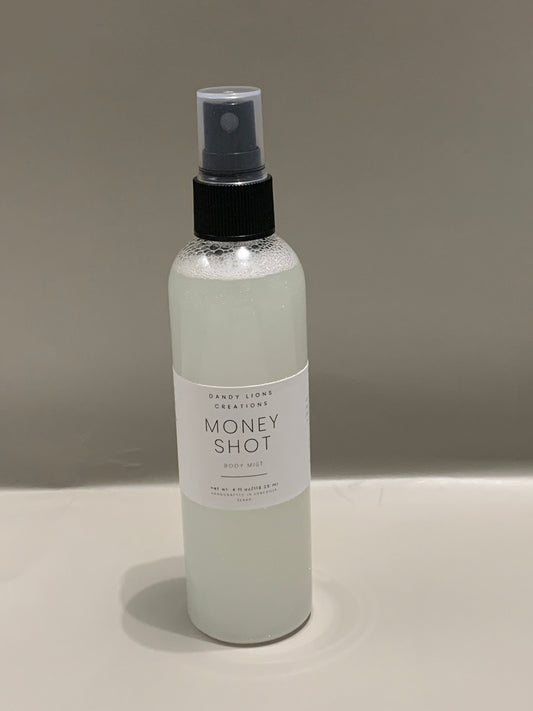 Money Shot shimmering body mist