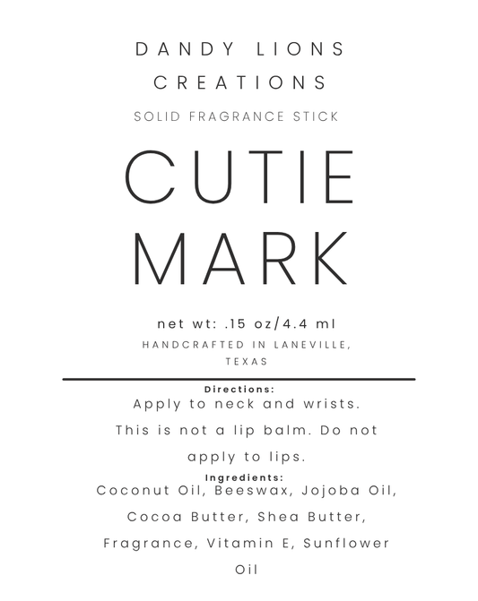 Pony Stamp solid fragrance stick