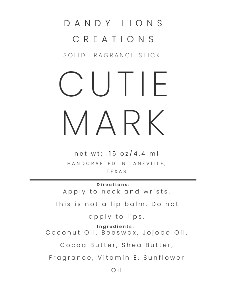 Pony Stamp solid fragrance stick