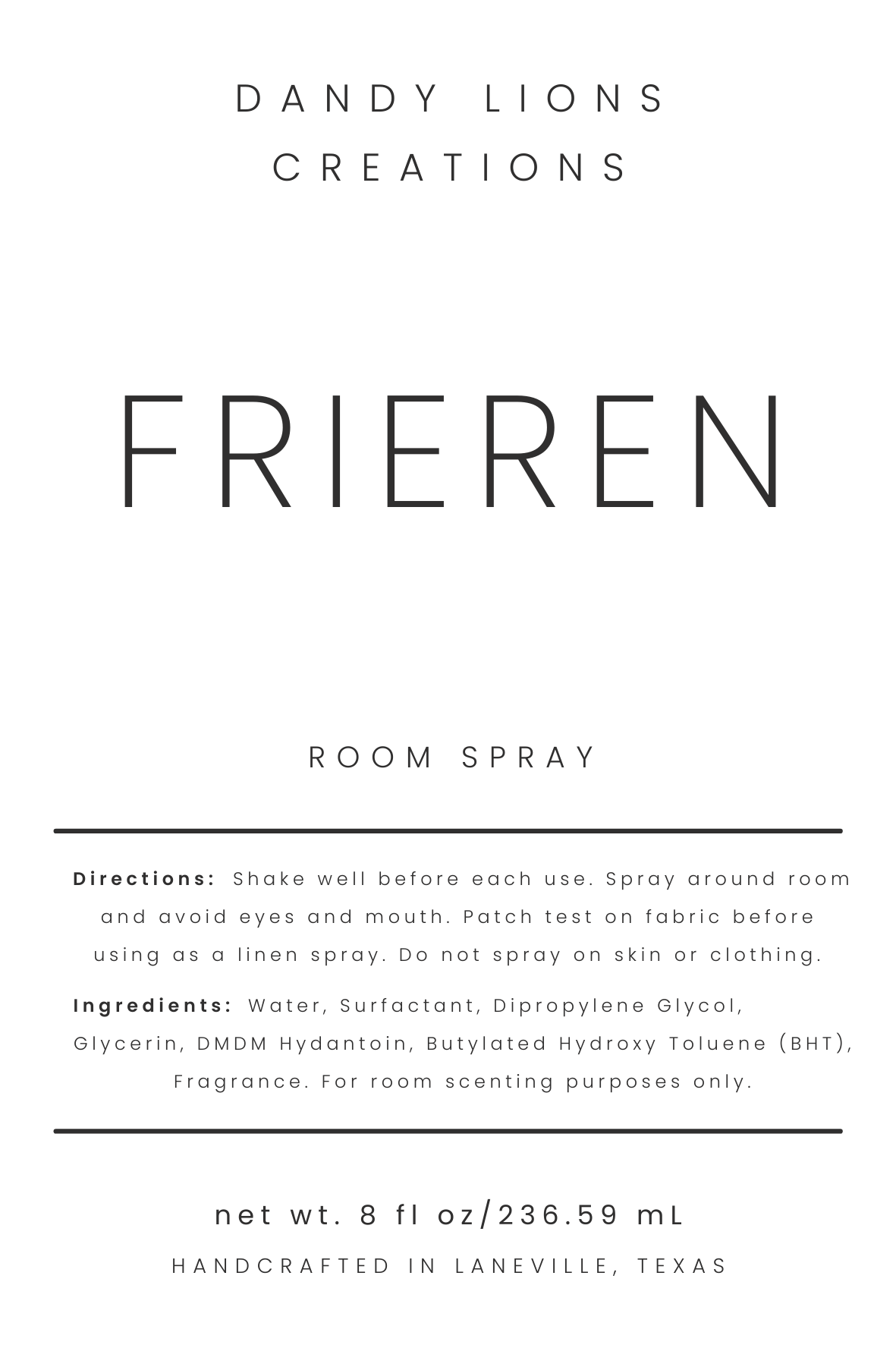 Aloof Elf room spray