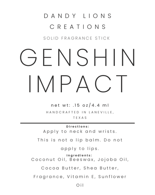 Impact solid fragrance stick