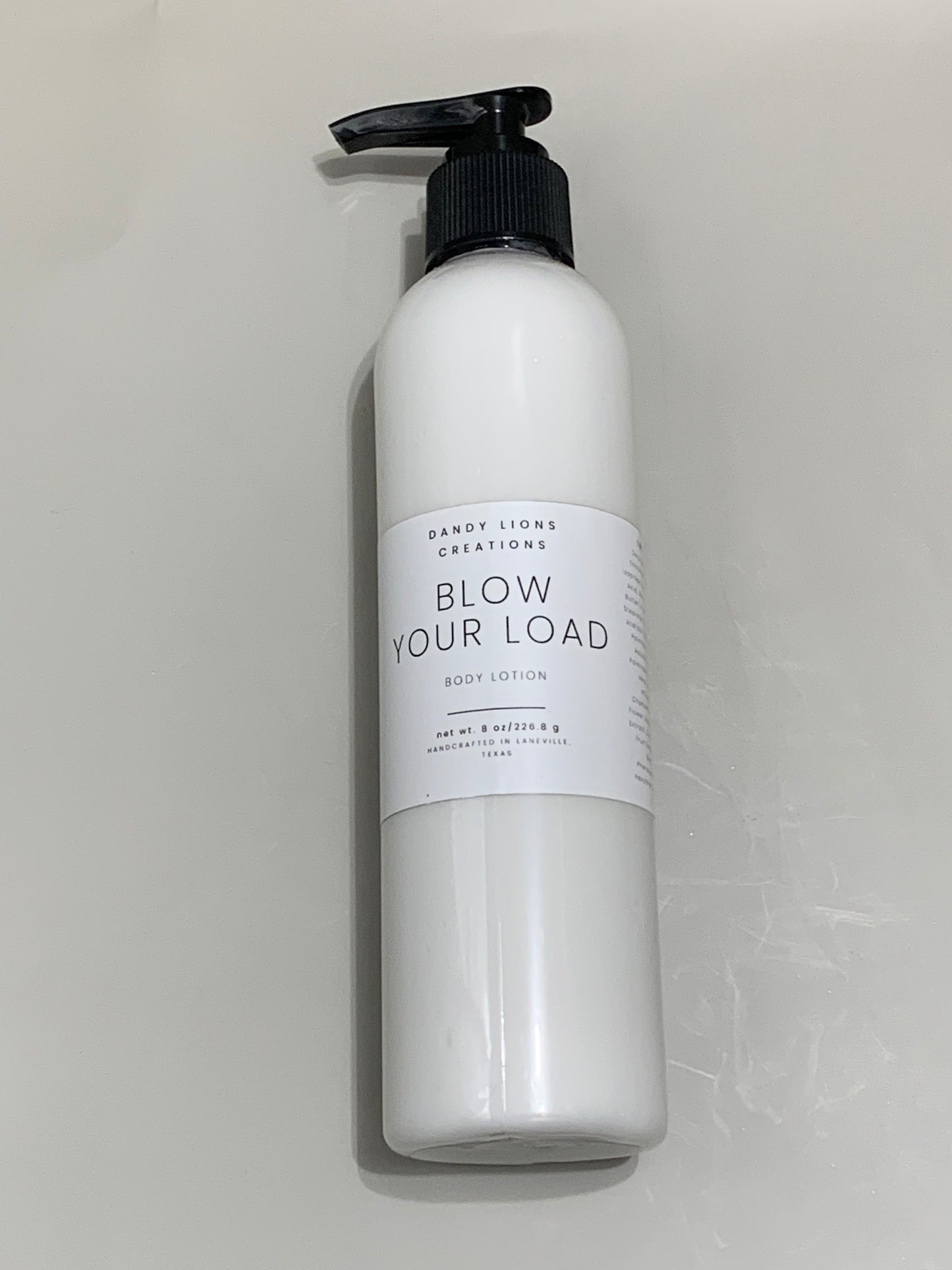 Blow Your Load body lotion