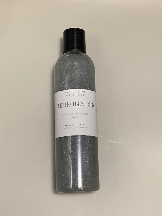 Silver Robot bubble bath & body wash