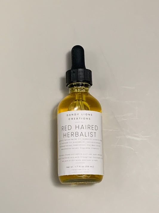 Red Herbalist hair oil