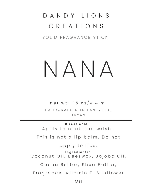 Strawberry Glasses solid fragrance stick