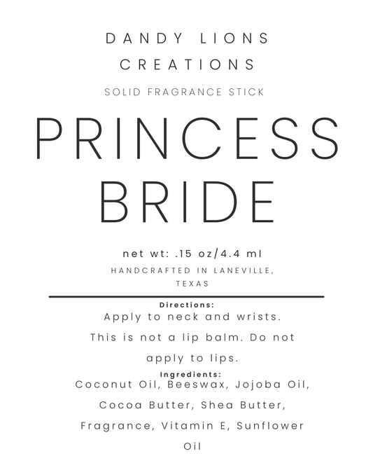 Royalty Bride solid fragrance stick
