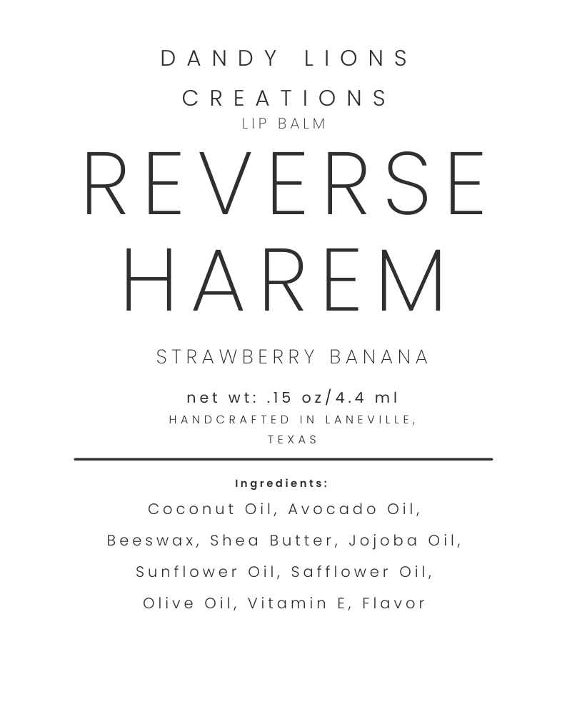 Reverse Harem lip balm