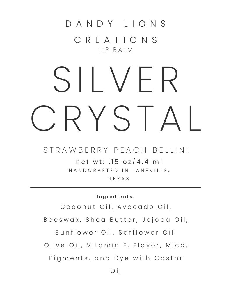 Silver Mineral lip balm