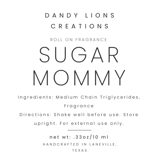 Sugar Mommy roll on fragrance