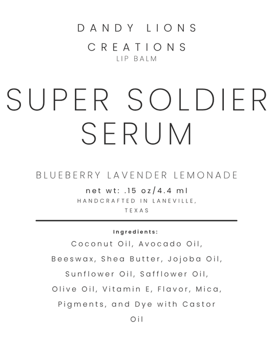 Super Soldier lip balm