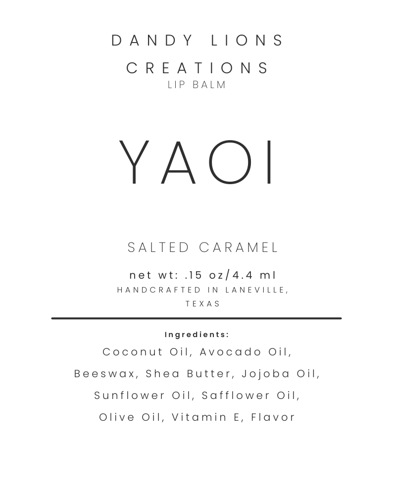 Yaoi lip balm