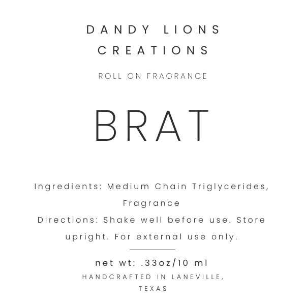 Brat roll on fragrance