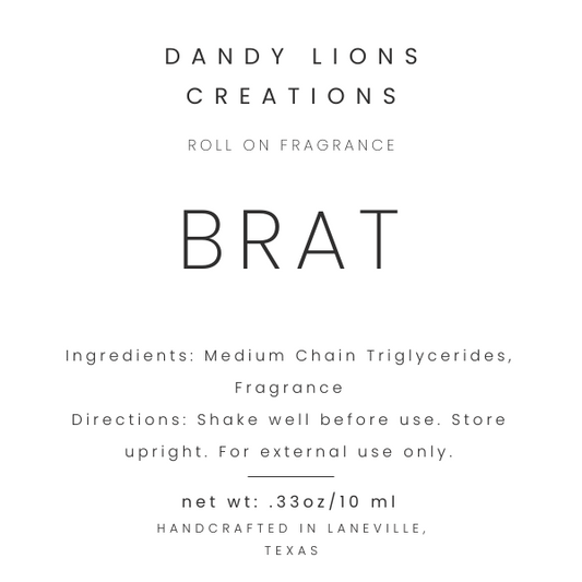 Brat roll on fragrance