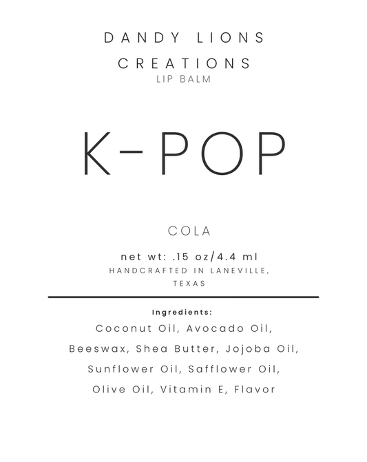 K Pop lip balm