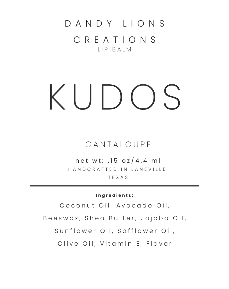 Kudos lip balm