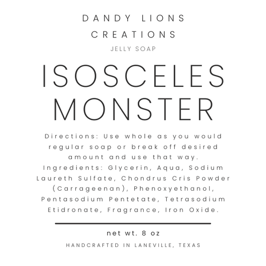 Triangular Antagonist jelly soap