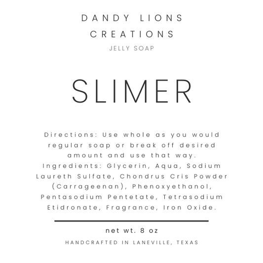 Green Ghost jelly soap