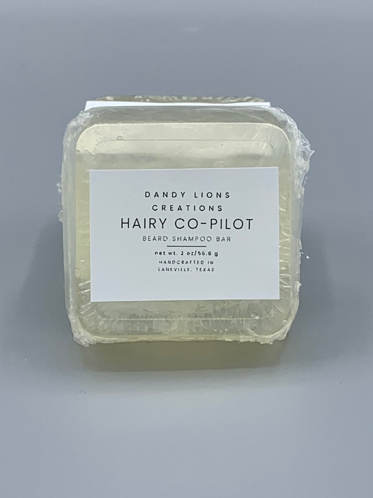 *NEW VERSION* Hairy Co-Pilot beard shampoo bar
