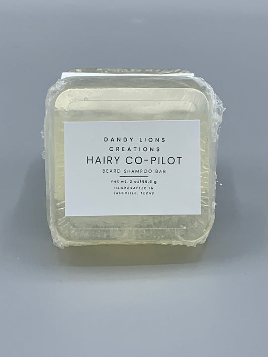 *NEW VERSION* Hairy Co-Pilot beard shampoo bar