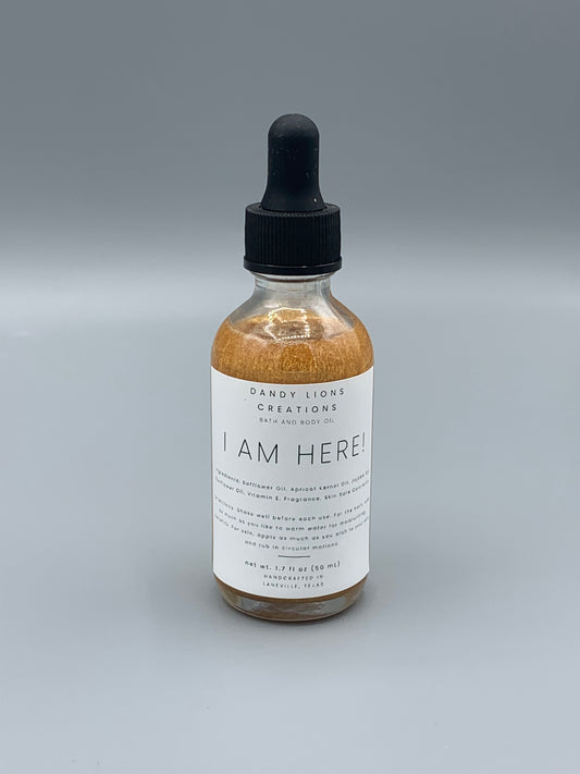 I Am Here! bath & body oil