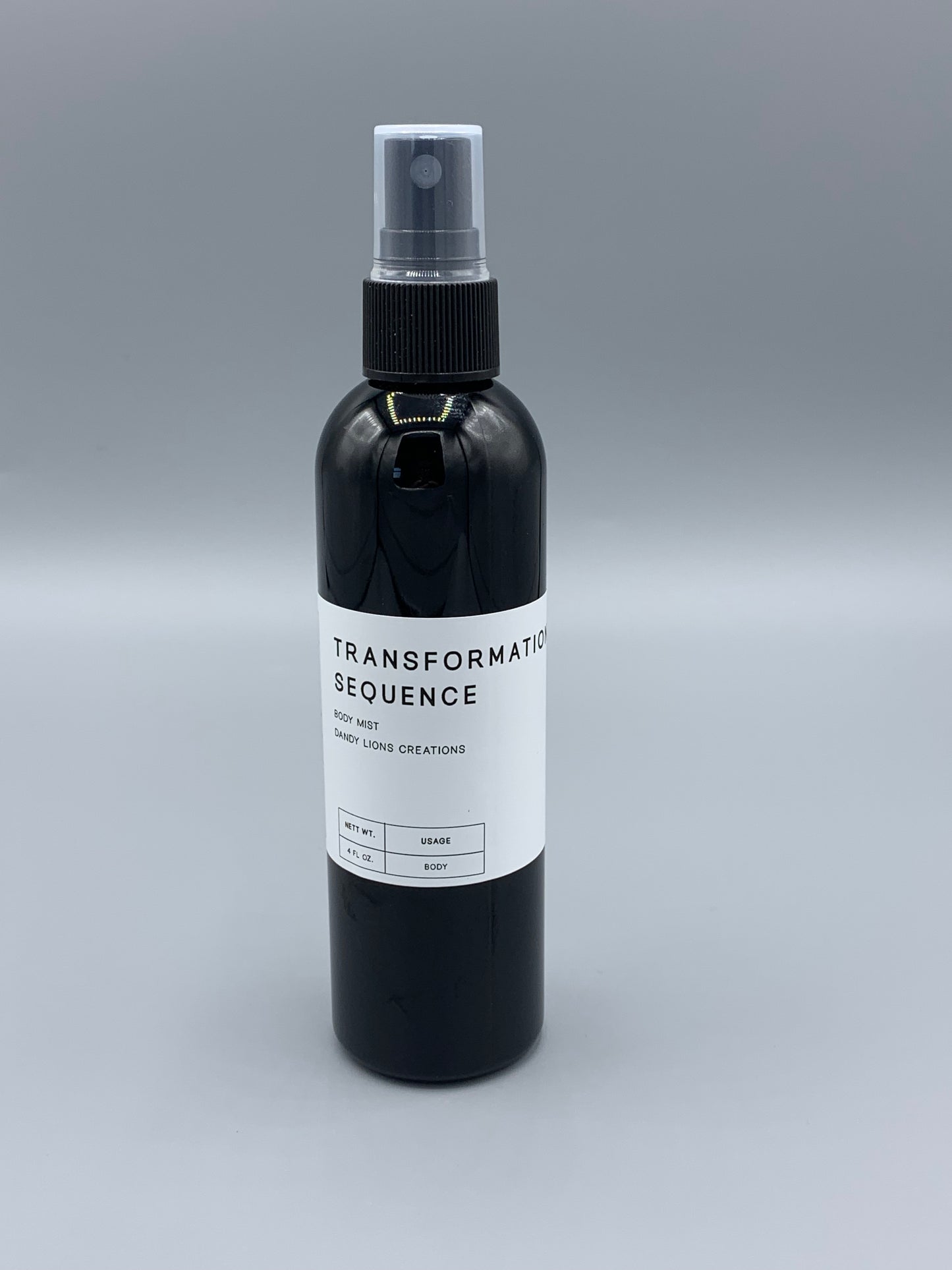 Transformation Sequence body mist