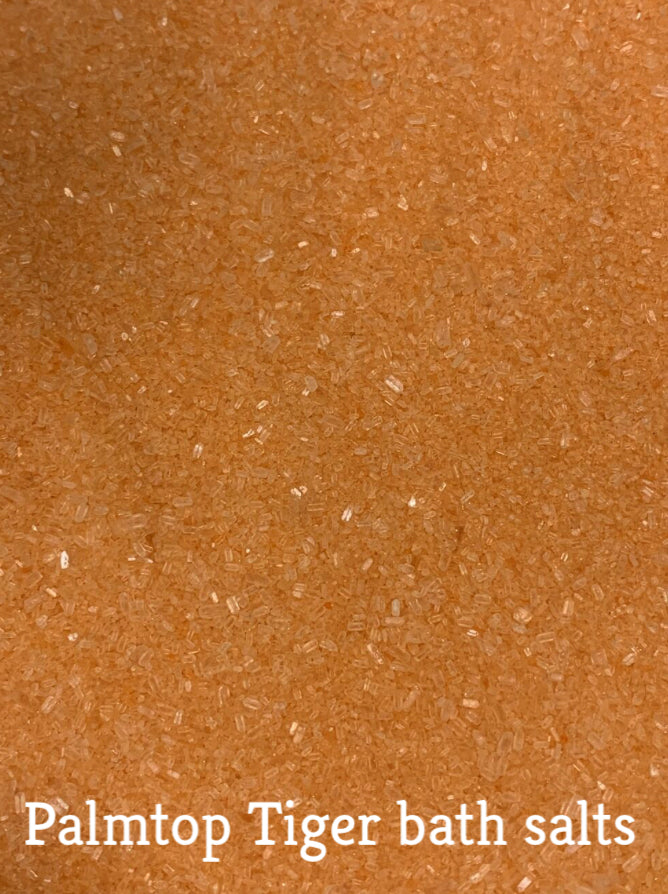 Palmtop bath salts