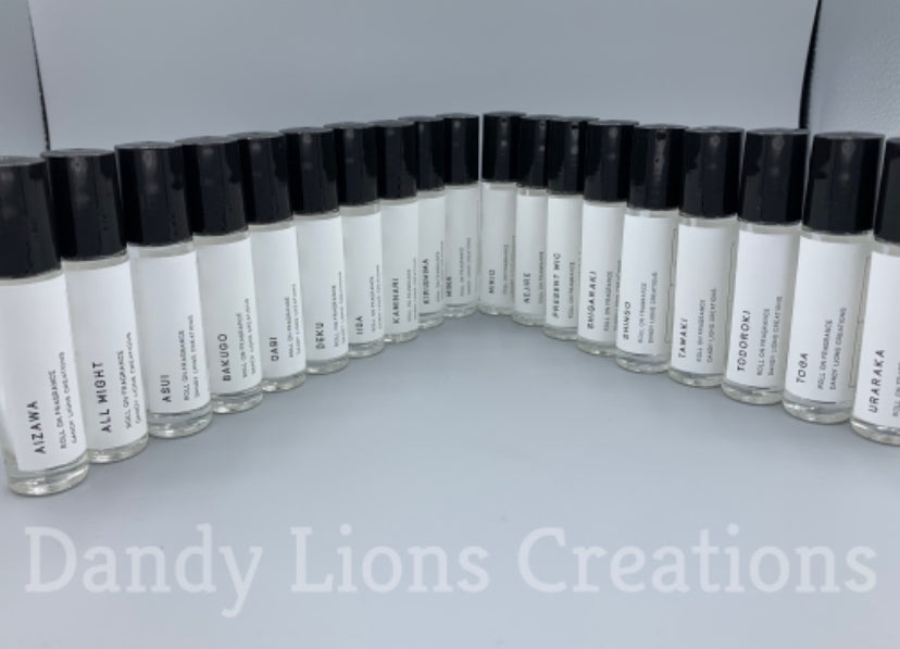 Hero School roll on fragrance collection