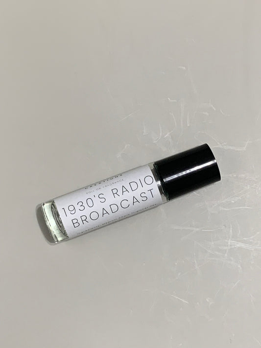 1930's Radio Broadcast roll on fragrance