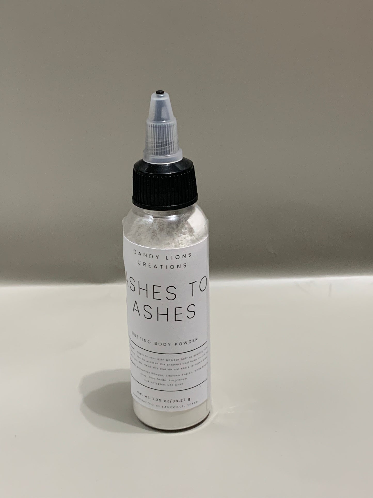 Ashes to Ashes dusting powder