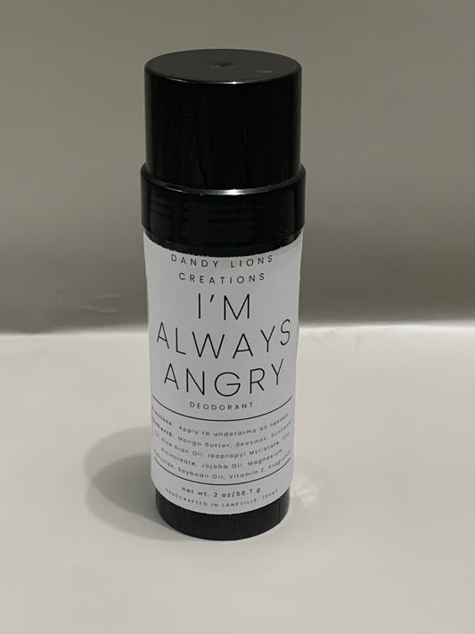 Angry deodorant
