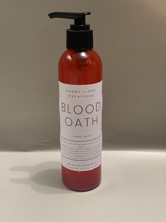 Blood Oath hand soap