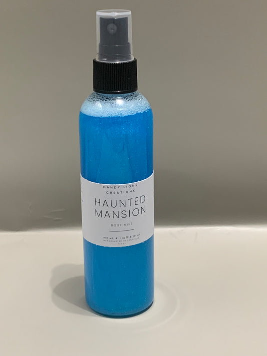 Haunted Mansion shimmering body mist