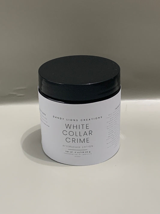 White Collar Crime aftershave lotion