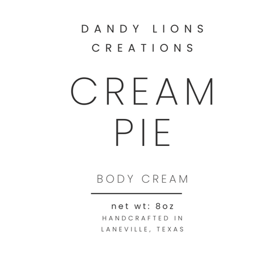 Cream Pie body cream