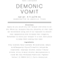 Demonic Vomit nail lacquer