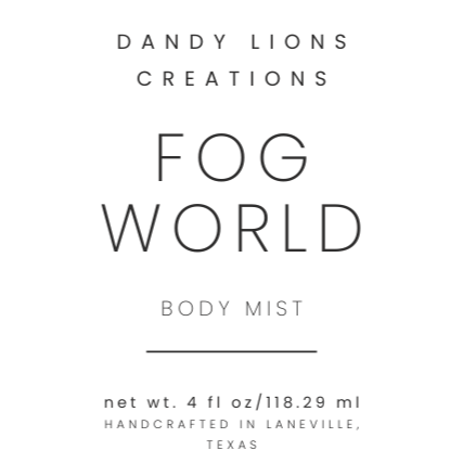 Fog World body mist