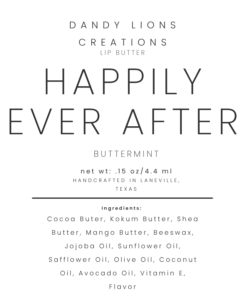 Happily Ever After lip butter