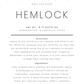 Hemlock nail lacquer