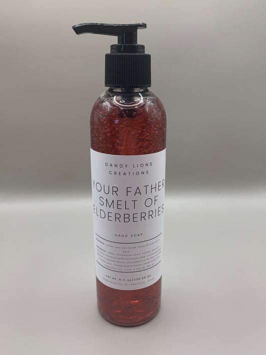 Elderberries hand soap