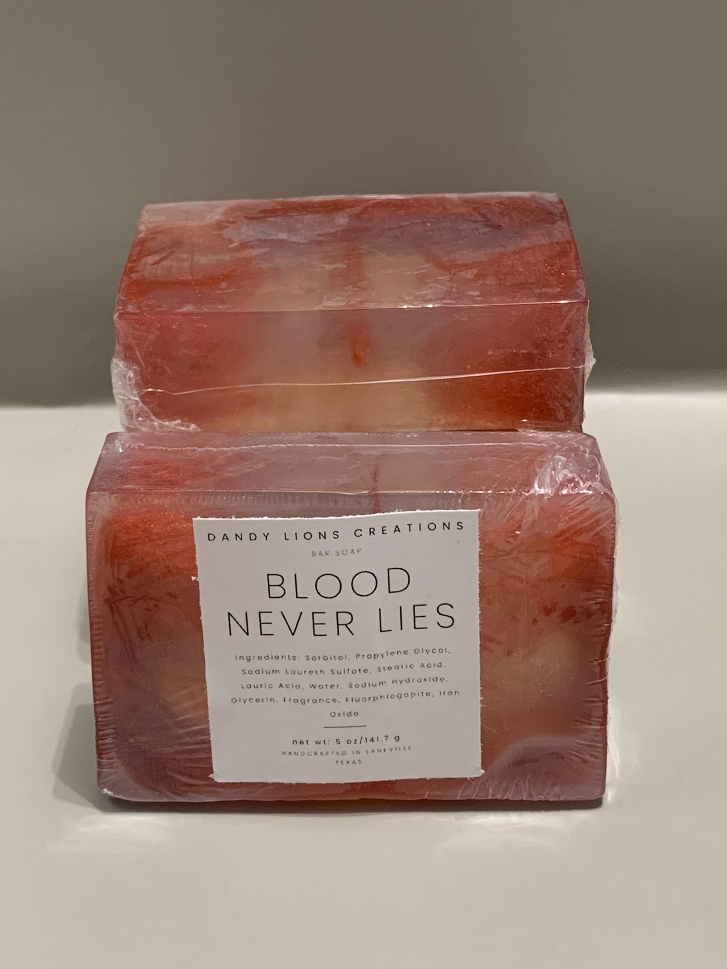 Blood Slide bar soap