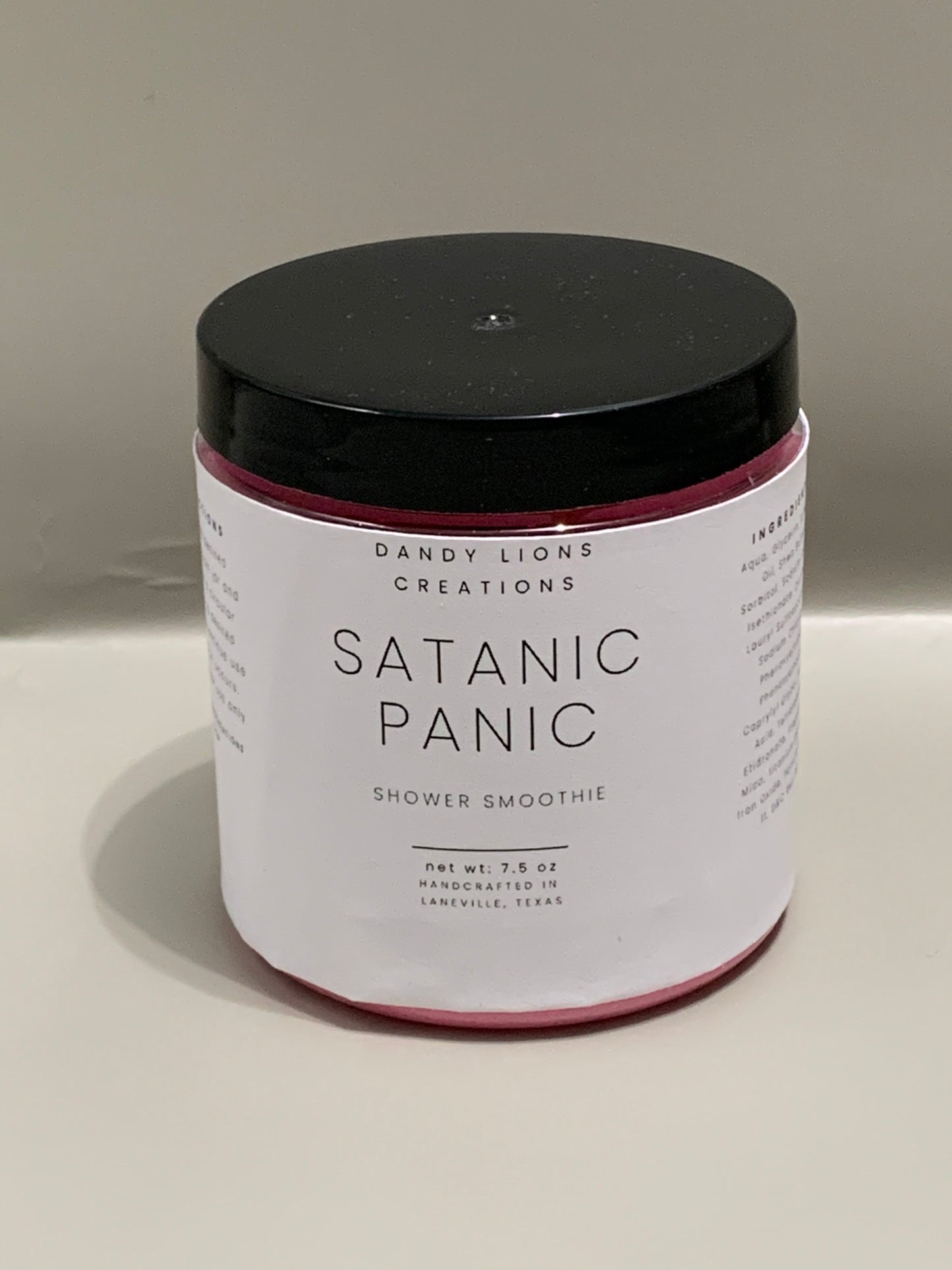 Satanic Panic shower smoothie