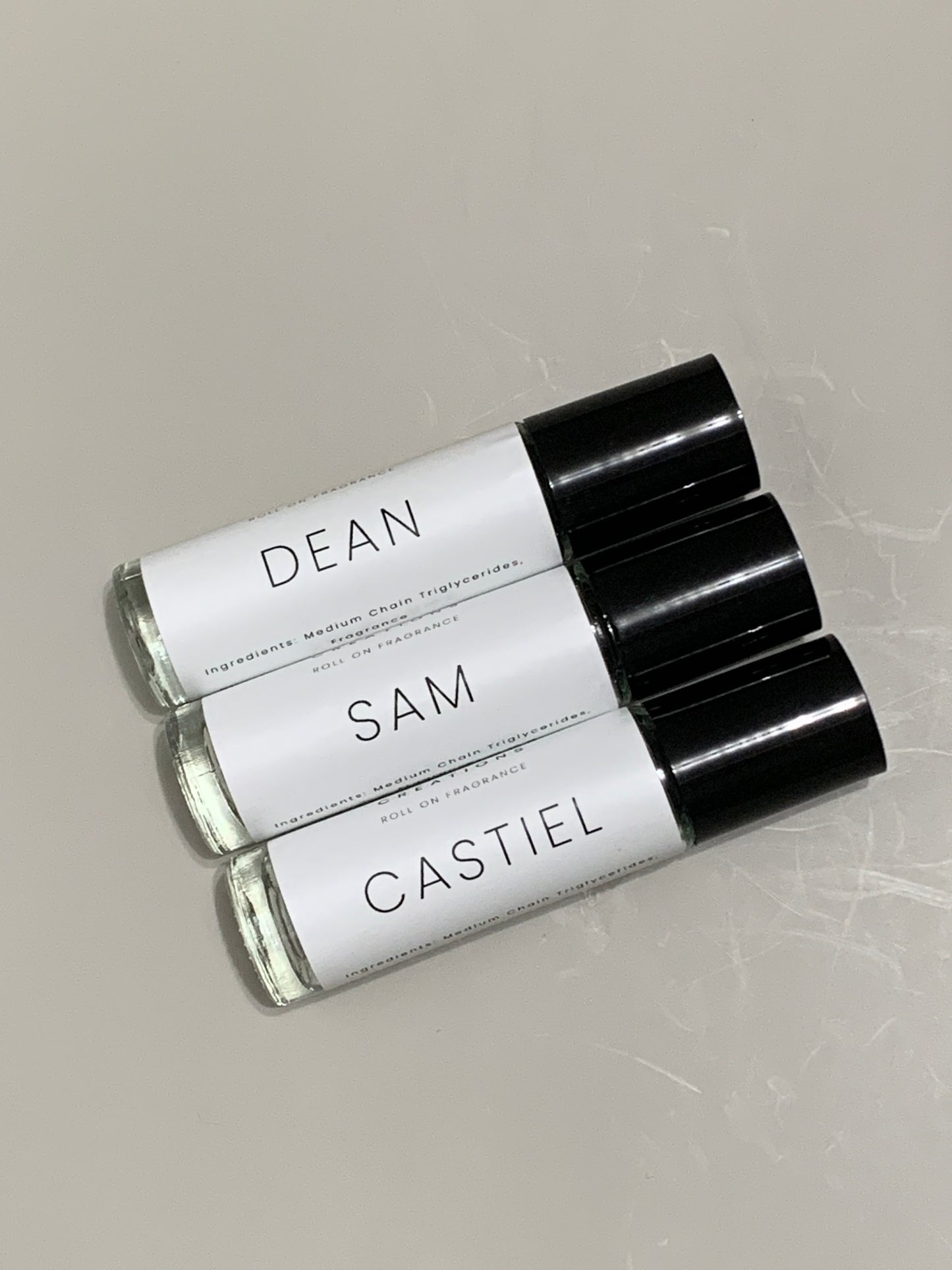 Demon Hunting Trio roll on fragrance collection