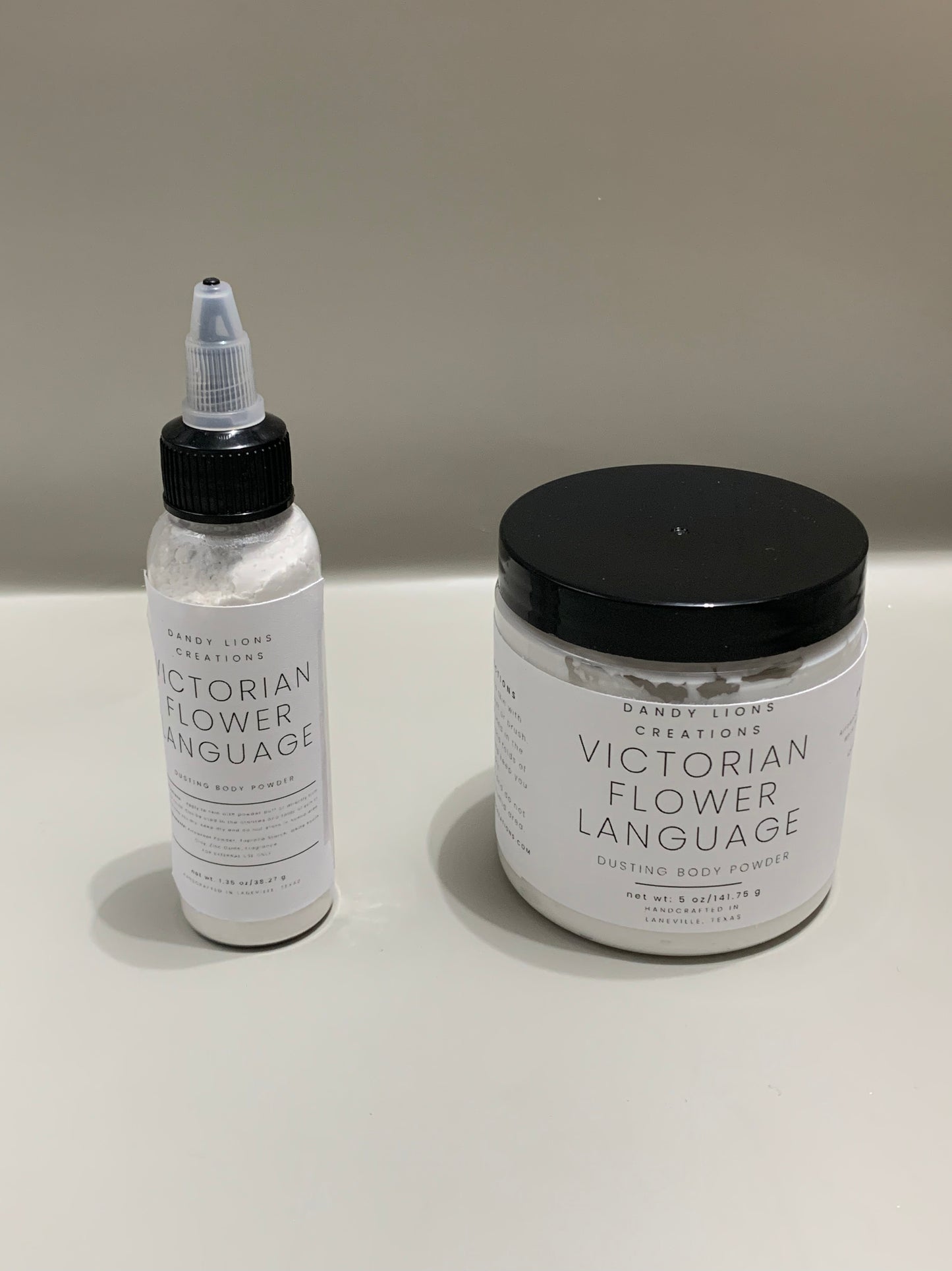 Victorian Flower Language dusting powder