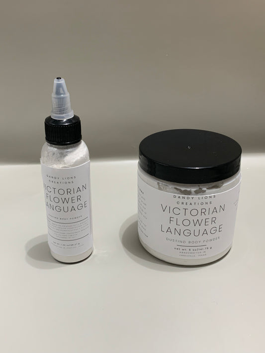 Victorian Flower Language dusting powder