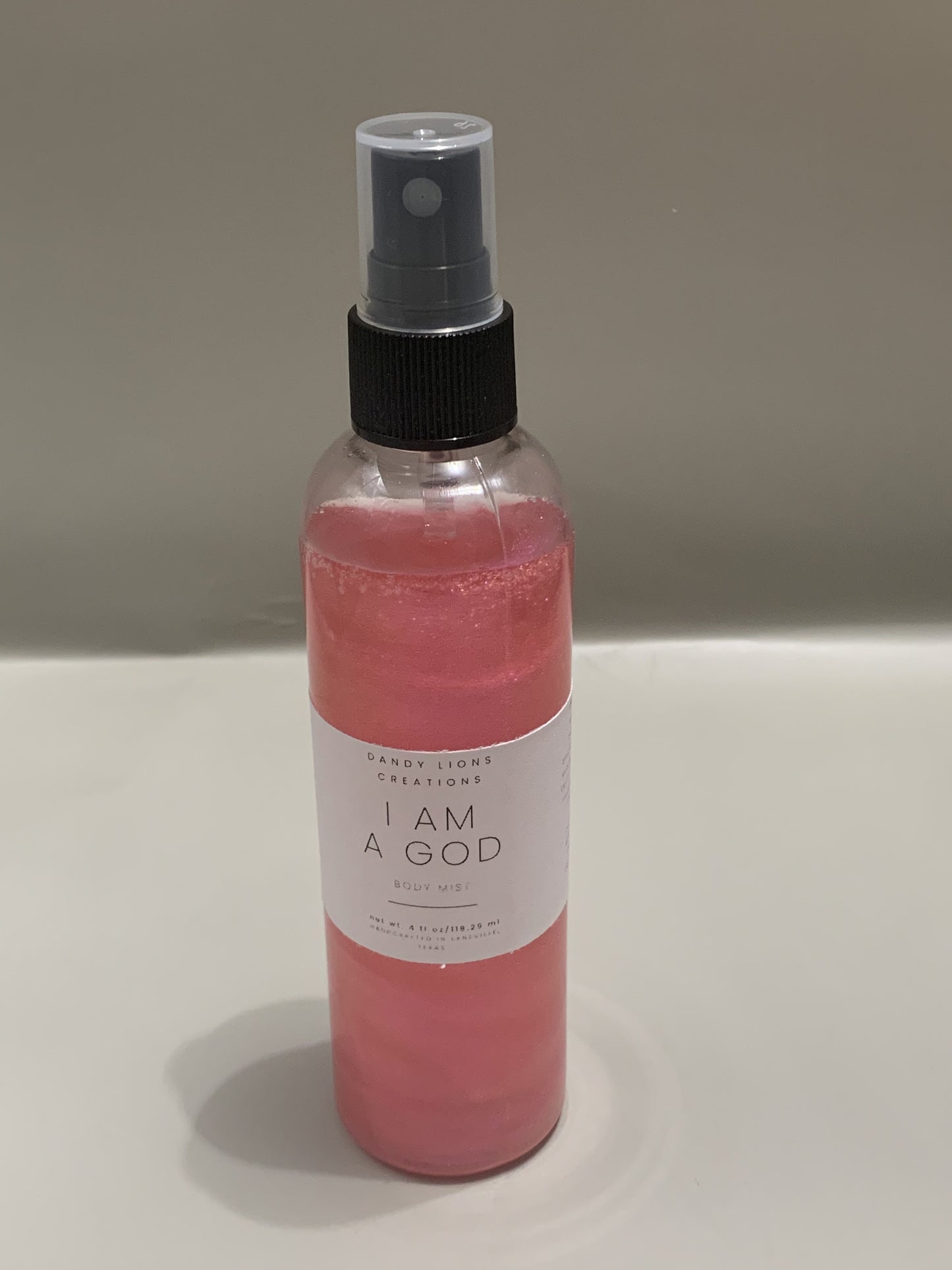 I Am A God shimmering body mist