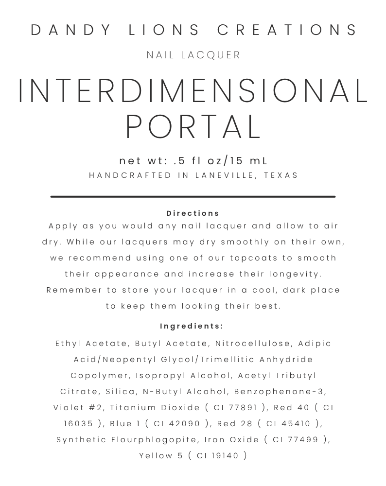 Interdimensional Portal nail lacquer